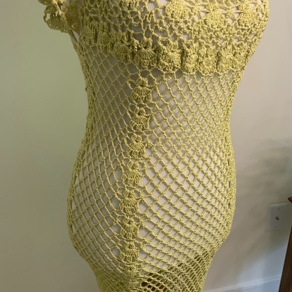 Handmade beautiful  crochet dress - Picture 4 of 8